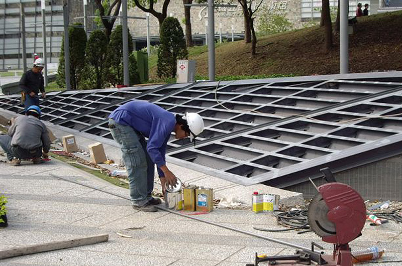竹禾行塗料｜中部推薦專業承包塗裝, 氟碳烤漆(氟碳漆), 金屬塗裝, 地板塗裝, 氟碳塗料, PU壓力面漆, 與EPOXY地板工程